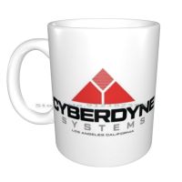 Terminator-Cyberdyne ระบบแก้วเซรามิคถ้วยกาแฟนมชาแก้ว Cyberdyne Systems Corporation Arnold Schwarzenegger Internet