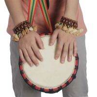 ข้อเสนอพิเศษระฆังมือที่ทำด้วยมือนัทเปลือกหอยสร้อยข้อมือสำหรับ Djembe และกลองเครื่องกระทบของขวัญเครื่องดนตรี