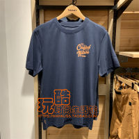 TIMBERLANDS 2023เสื้อยืดลำลองผู้ชายแขนสั้นพิมพ์ลายคอกลมฤดูใบไม้ผลิ/ฤดูร้อน