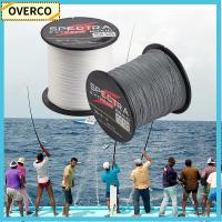 OVERCO 6-80LB ญี่ปุ่น PE ถัก สายเชือก สายตกปลาทะเล 4 Strands ลวดเชื่อม ด้ายหลายเส้น