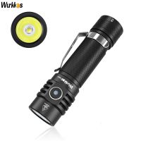 2023✓☬ Wurkkos WK03 LED Flashlight 18650 Torch 1800LM ATR Luminus SST40 Rechargeable USB C Light IP68 Waterproof for Hiking Camping