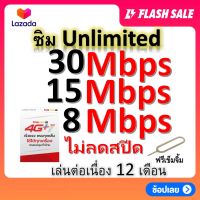 ซิมโปรเทพ 30-15-8  Mbps ไม่ลดสปีด เล่นไม่อั้น +โทรฟรีทุกเครือข่ายได้ แถมฟรีเข็มจิ้มซิม