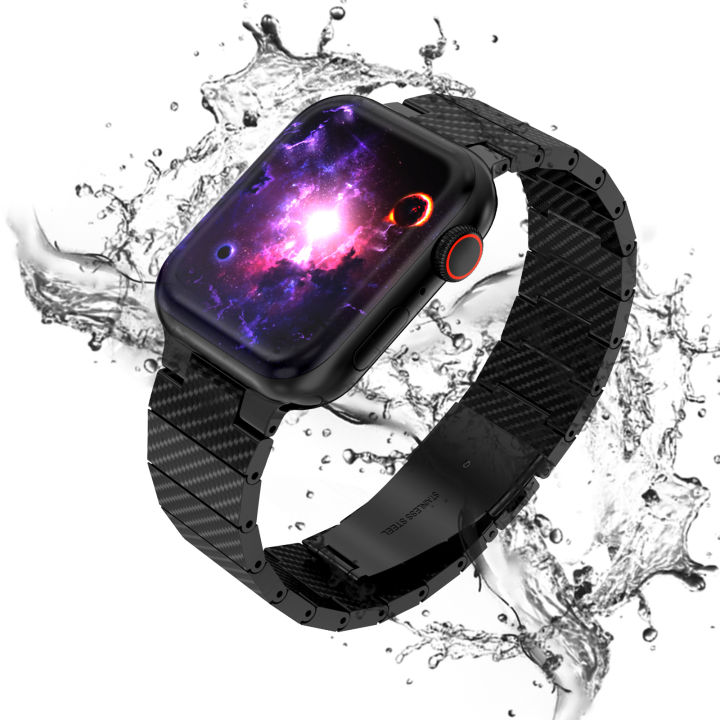 carbon-fiber-สาย-realme-gs7-max-สายนาฬิกา-lightweight-link-bracelet-สายนาฬิกาสำรอง-for-xiaomi-gs7-smart-watch