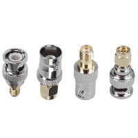 SMA to BNC Kits RF Coaxial Adapter Male Female Coax Connector 4 Pieces