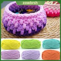 ZOWBRSH 100g ใหม่ ถักหนา พรม ถักมือ ตะกร้า เส้นด้ายง่ายๆ ย่อหน้าผ้า เส้นด้ายฝ้าย