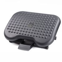 Foot Rest, 3 Height Under Desk Foot Rest, Foot Stool with Tilt Angle Adjustment, Massage Surface Texture for Office