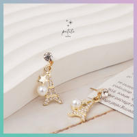 [petite by PRAKYRE] Paris Earring - ต่างหูห้อยรูปหอไอเฟลแลัหัวใจประดับด้วยเพชร สไตล์มินิมอล เหมาะกับสาวหวาน