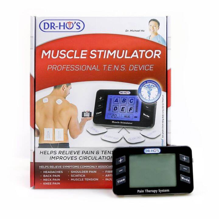 Máy massa Xung Điện Dr Ho's ĐỎ Muscle Stimulator Lazada.vn