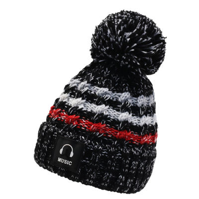 Knitted Winter Hats for Women Men Lover Couple Chirstmas Snow Beanie Retro Baggy Pompom Thick Warm Cap