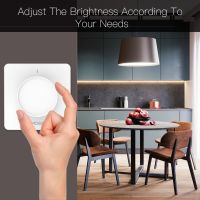 New WiFi Smart Rotary Light Dimmer Switch Brightness Memory Smart Life/Tuya APP Remote Control Works with   EU