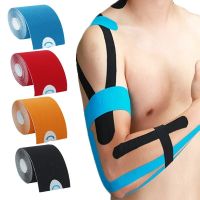 2 Size Kinesiology Tape Muscle Bandage Length 5m Sports Elastic Adhesive Strain Injury Athletic Tape Knees Pain Relief Stickers