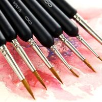 (Rui baoG) Pigment Resin Painting Pen Full Set Hand Painted Line Drawing ปากกา Brush