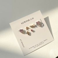 Gewinie.co - Fluffy heart earrings set