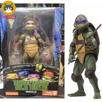 NECA Teenage Mutant Ninja Turtles 90s ภาพยนตร์รุ่น Movable Action Figure Model Toy