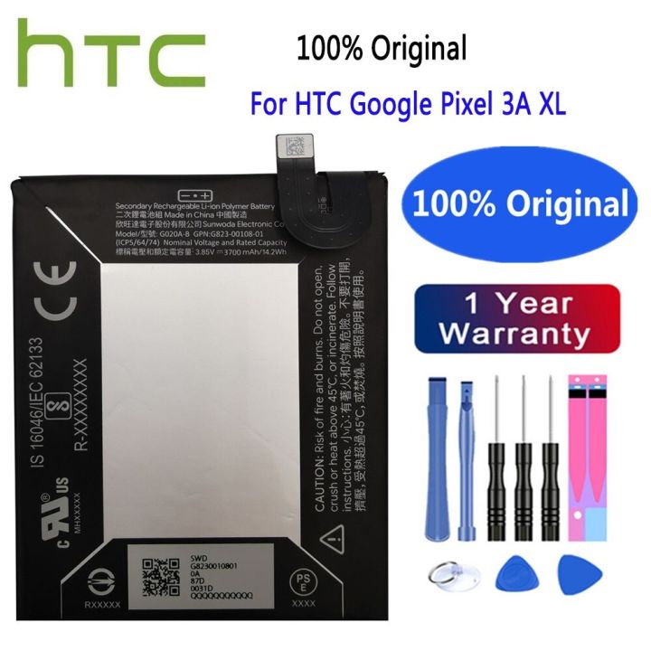 แบตเตอรี่มือถือ-g020a-b-3700mah-สำหรับ-htc-google-pixel-3a-xl-100-ของแท้แบตเตอรี่สำรอง