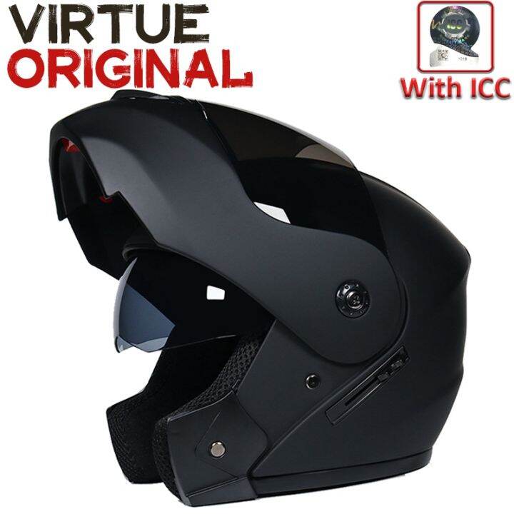 Virtue Original with Icc Sticker Modular Helmet Full Face for