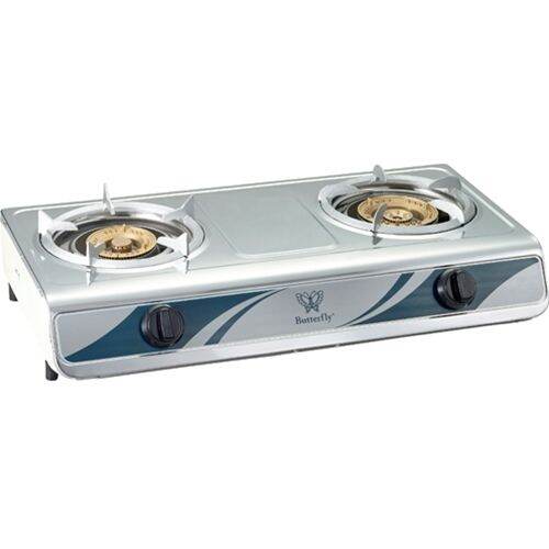 Butterfly Stainless Steel Double Gas Stove BGC868/305 Lazada