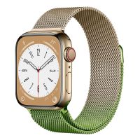 สาย Milanese สำหรับสายคาด Apple Watch กำไลข้อมือสแตนเลสสตีล49มม. 45มม. 44มม. 42มม. 40มม. 41มม. สายพิเศษ8 7 6 SE 5 4 3