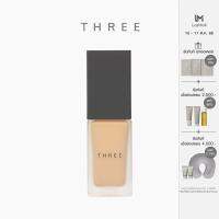 THREE Flawless Ethereal Fluid Foundation ทรี ฟลอ-เล็ซ อิเธียเรียล ฟลูอิด ฟาวเดชั่น รองพื้นสูตรบางเบา รองพื้นปกปิด ผิวดูสวยเนียน เบาสบายผิว