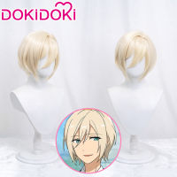 ในสต็อก Tenshouin Eichi คอสเพลย์เกมวงดนตรีดาวดีคอสเพลย์ DokiDoki วิกผมสั้นผู้ชายวิกผมผมทนความร้อนสังเคราะห์