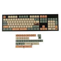 YMDK 136 ZDA V2ย้อม XDA ปุ่มกดคาวบอย PBT สำหรับ104 TKL 60% 96 84 68 64 MX สวิตช์คีย์บอร์ด