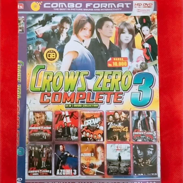 Kaset Dvd Film Collection Crows Zero 3 Complete Lazada Indonesia 