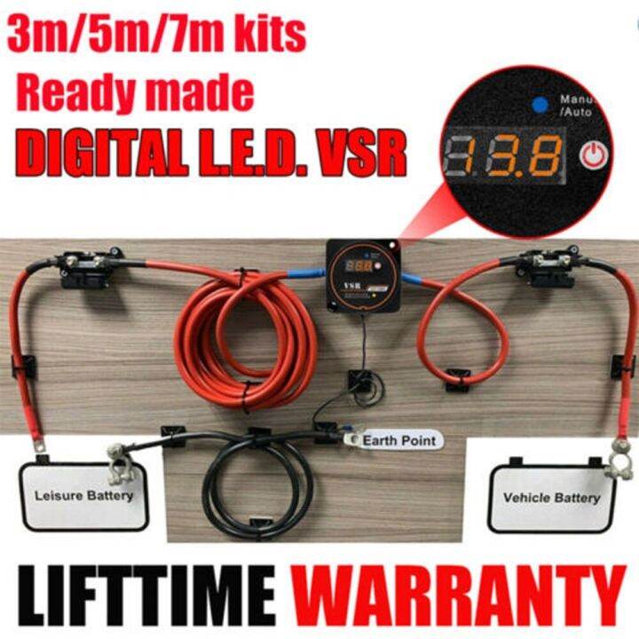 🔥🔥【COD+IN STOCK】 Universal Fuse Smart 12v 140 AMP Split Charge Relay