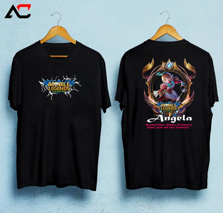 Mobile Legends Angela Hero Customized High Quality Dtf Print T Shirts Unisex Lazada Ph
