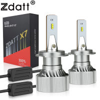 Zdatt Auto H11 LED Lights H1 H8 H4 H7 Led Canbus Headlight HB3 9005 HB4 9006 Car Bulb 100W 12000LM 6000K 12V 24V 360 ZES Chip