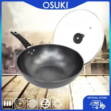 OSUKI Classic Stone Fry Pan 28cm (FREE Spatula)