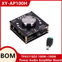 XY-AP100H 100W+100W Dual TPA3116D2 Bluetooth 5.0 Stereo Audio Digital Power Audio Amplifier Board AUX