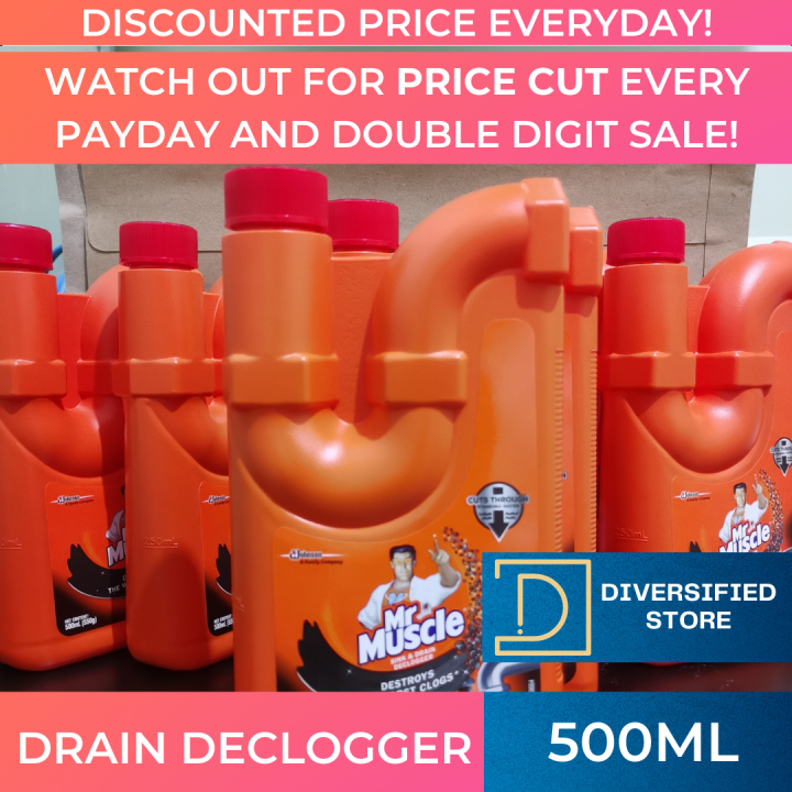Mr. Muscle Sink & Drain Declogger 500 ml Lazada PH