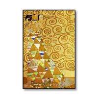 ใหม่ Gustav Klimt Classic Family Canvas Art - Tear Kiss Gold Modern พิมพ์โปสเตอร์สำหรับตกแต่งห้อง