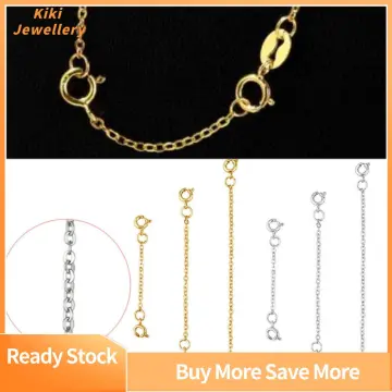 Necklace Extender Rose Gold Plated Stainless Steel Extension 