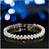 Simple Design Crystal celet Noble Woman Shining Bangle Fashion Accessories