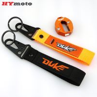 Keyduke เปลือกเคสป้องกันกุญแจอะลูมิเนียมสำหรับ KTM DUKE 125 200 390 690 790ปักลายอุปกรณ์เสริมห่วง