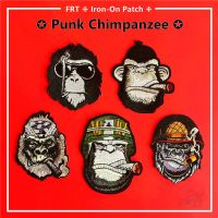 Punk Chimpanzee - On Patch อาร์มติดเสื้อ 1 ชิ้น 5211028▤☇♣