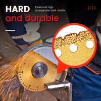 Diamond Saw Blade Hole Diameter Steel Iron Alloy Metal Special Cutting Blade Sharp Brazing Grinding Disc Without Chipping