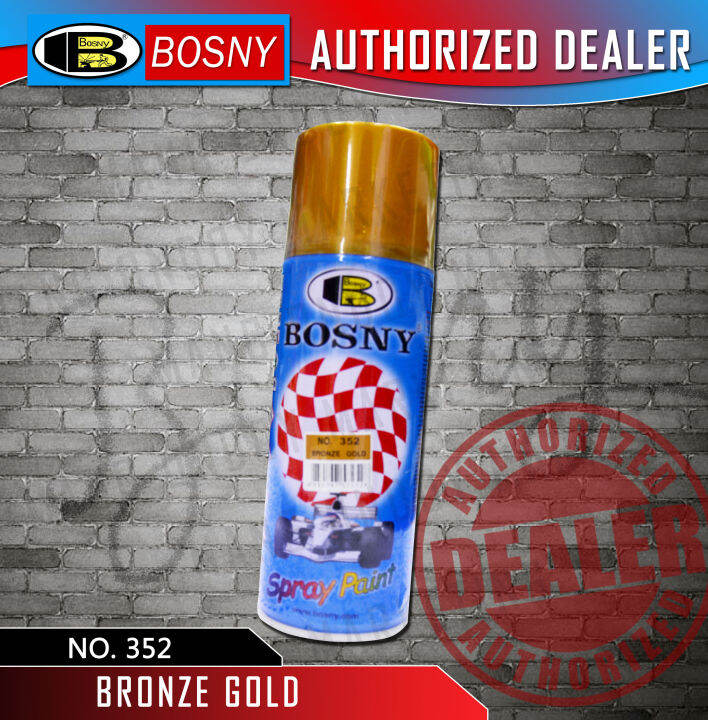 Bosny Spray Paint No. 352 Bronze Gold Lazada PH