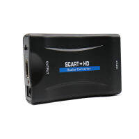 1080จุด SCART เป็น HDMI เข้ากันได้วิดีโอเสียงอะแดปเตอร์แปลงหรูสำหรับ HD DVD สำหรับ Sky STB Plug And Play DC เคเบิ้ล