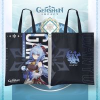 New Role! ! !Genshin Impact Anime Klee Xiao Double-sided Pattern Canvas Bag