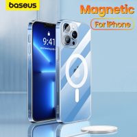 Baseus Magnetic Phone Case for iPhone 14 13 12 11 Pro Max Wireless Charging Cover For iPhone 13 12 Pro Max Magnet Clear Case Phone Cases