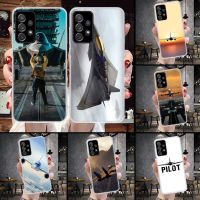 Nancy Electron】เคสโทรศัพท์เครื่องบินเครื่องบินสำหรับ Samsung Galaxy A54 A53 A52 A34 A33 A32 A24 A23 A22 A12 A04S A03S ฝาครอบ A02S