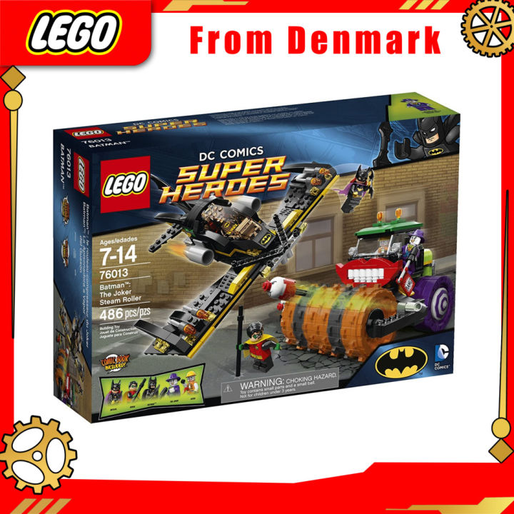 From Denmark】LEGO DC COMICS Super Heroes 76013 Superhero Batman: Joker  Steam Wheel (486 pieces) guaranteed genuine From Denmark 