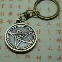 Cthulhu myth Seal of the Ancients key ring COC Nyarlathotep Azathoth print badge The Call of Cthulhu Pendant necklace