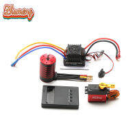 ZHU 3660 2600KV มอเตอร์แบบไร้แปรงถ่าน/3100KV/3800KV/4200KV พร้อมการ์ดโปรแกรม Servos ขนาด80a วงจร Esc ไร้ถ่าน30กก. เข้ากันได้กับ Traxxas ดับบลิวแอลทอยอาร์ซีรถยนต์1/8/1/10 Tamiya