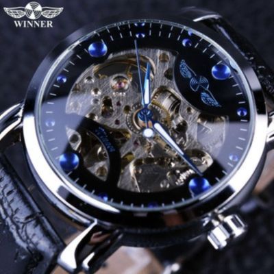 [Free ship] winner watch skeleton mechanical automatic foreign trade source amazon