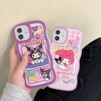 เคสโทรศัพท์ลายการ์ตูนน่ารัก Sanrio My Melody Kuromi เคสไอโฟนใส่สำหรับ iPhone 14 Pro Max Plus เคสป้องกันโทรศัพท์มือถือเต็มตัวสำหรับ iPhone 13 Pro Max เคสกันกระแทกฝาหลังลายอวกาศสำหรับ Iphone 12 11 XS XR 7/8บวก