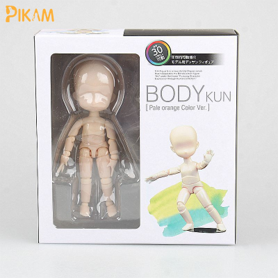 Q Ver. BODY KUN BODY CHAN Cute Ferrite Figma Anime Archetype Movable Body Feminino PVC 14cm Figure Doll Model Gift For Friends