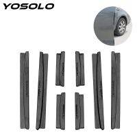 YOSOLO 8ชิ้น/เซ็ตตัวป้องกันขอบประตูรถ,แบบแผ่นที่ป้องกันประตูรถยนต์สำหรับเปลี่ยน